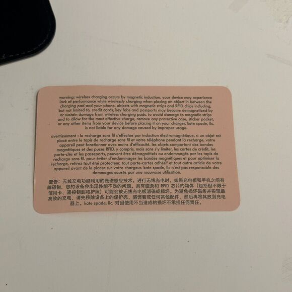 Kate Spade iPhone 12 MINI Spencer Leather Magnetic Wrap Folio Protective Case - Picture 5 of 12